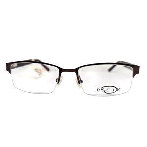 Oscar de la Renta OSM837WM Semi Matte Brown 53-18-140 Eyeglass Frames